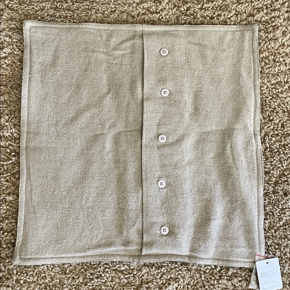 Pottery Barn Piece Suede Pillow Cover
